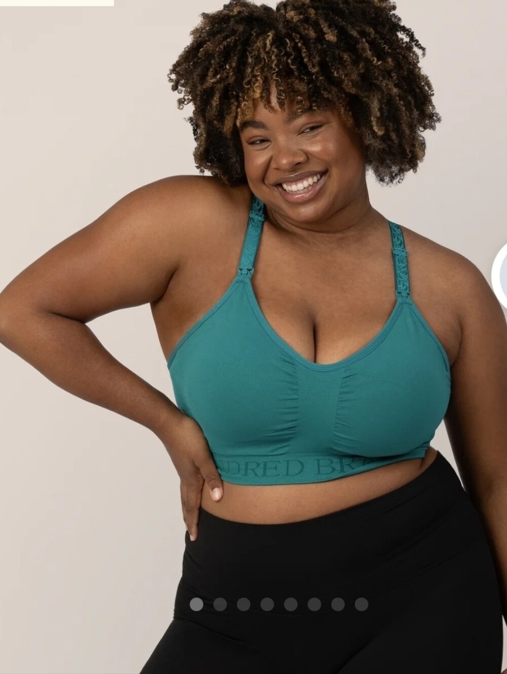 Kindred Bravely Sublime Low Impact Pumping & Nursing Sports Bra Teal 1X busty